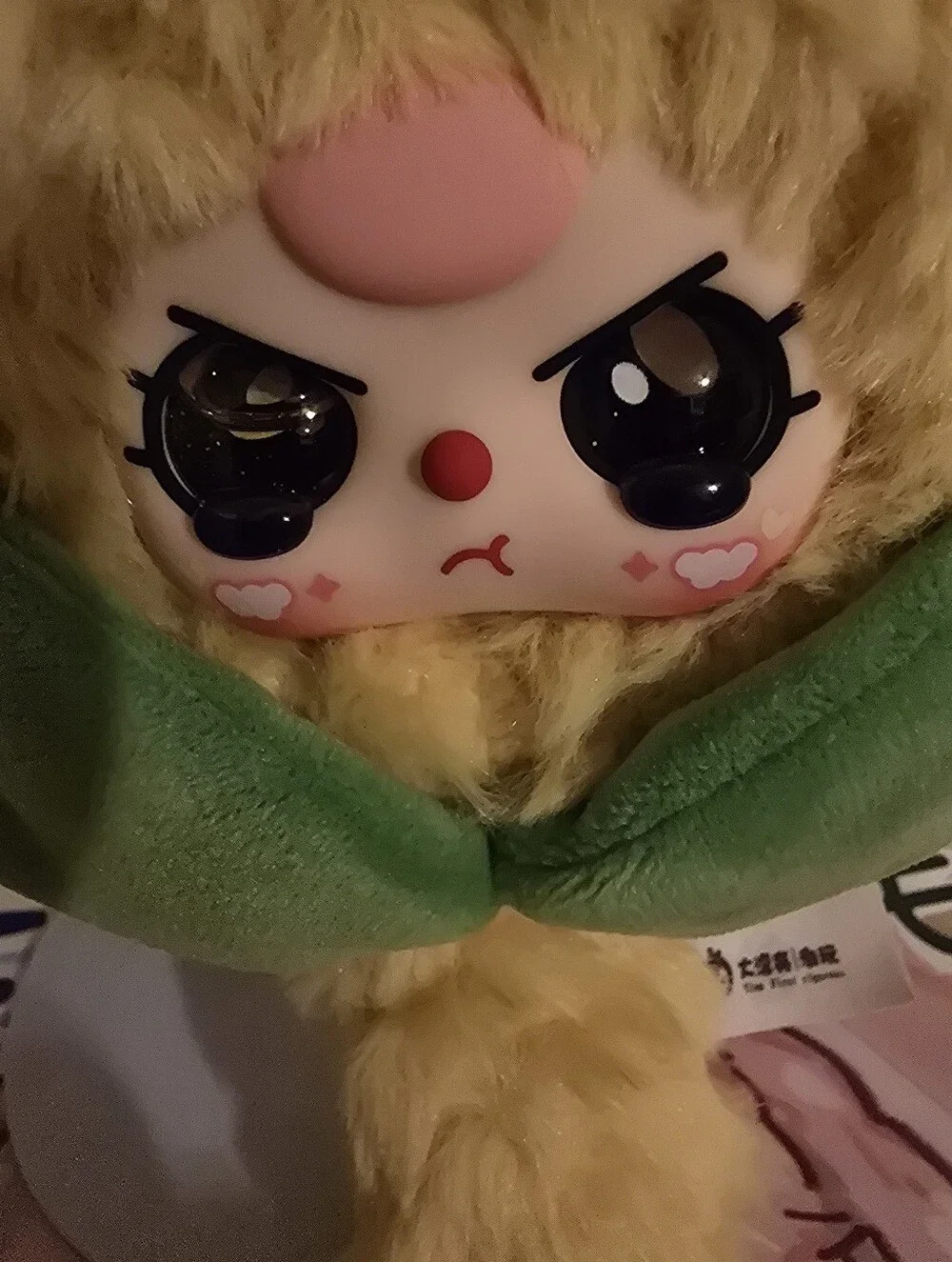 Baby Three yellow plush
